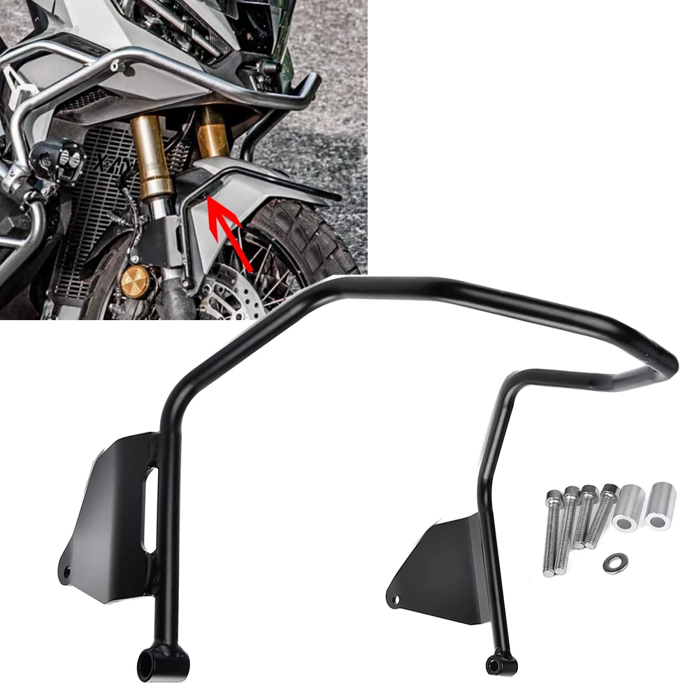 

Motorcycle Front Fender Tire Guard Protector For Honda XADV 750 X-ADV 2017-2021 2022 2023 2024 XADV750 Mudguard Bumper Crash Bar