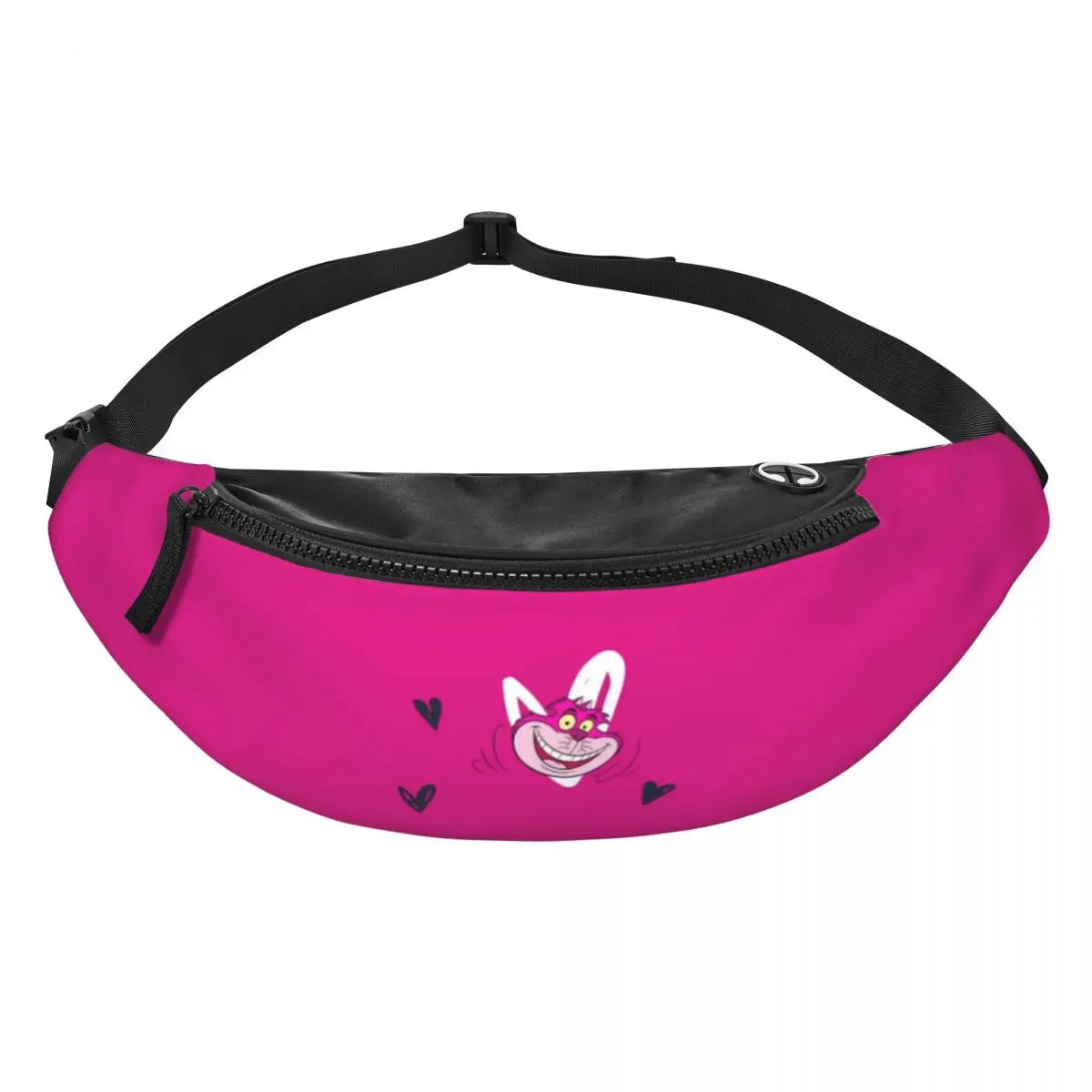 

Поясная сумка Custom C-Cheshire Anime Cat для мужчин и женщин, повседневная сумка через плечо для путешествий, для телефона и денег