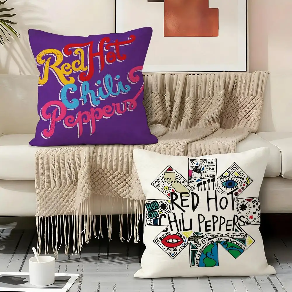 Red Hot Chili P-Peppers SINGER Pillow Case Pillowcase, Double-sided Printed, Sofa Cushion, Bedroom Headboard Pillow