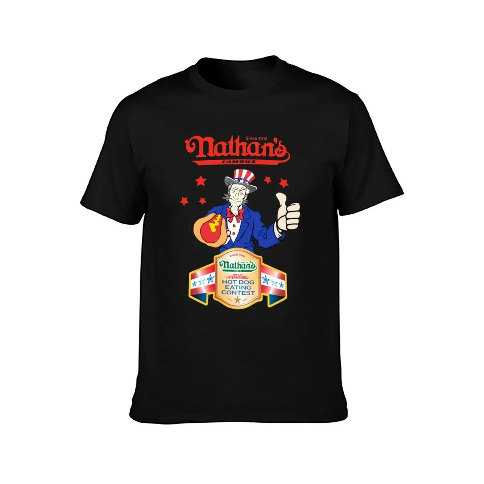 Joey Chestnut Nathans Hot Dog Eating Fourth Of July 2021 T-Shirt Casual Trendy Streetwear Tee Shirt T-Shirt