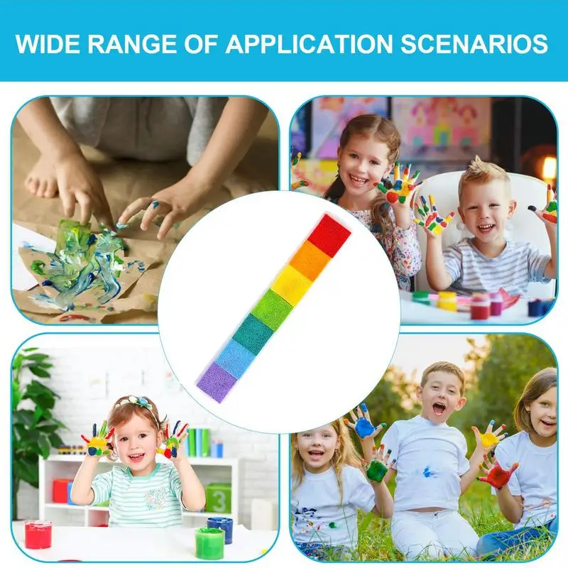 Small Rubber Stamp Ink Pads 7 Colors Ink Pads Safe And Harmless Ink Pads For DIY Stamps Paper Wood