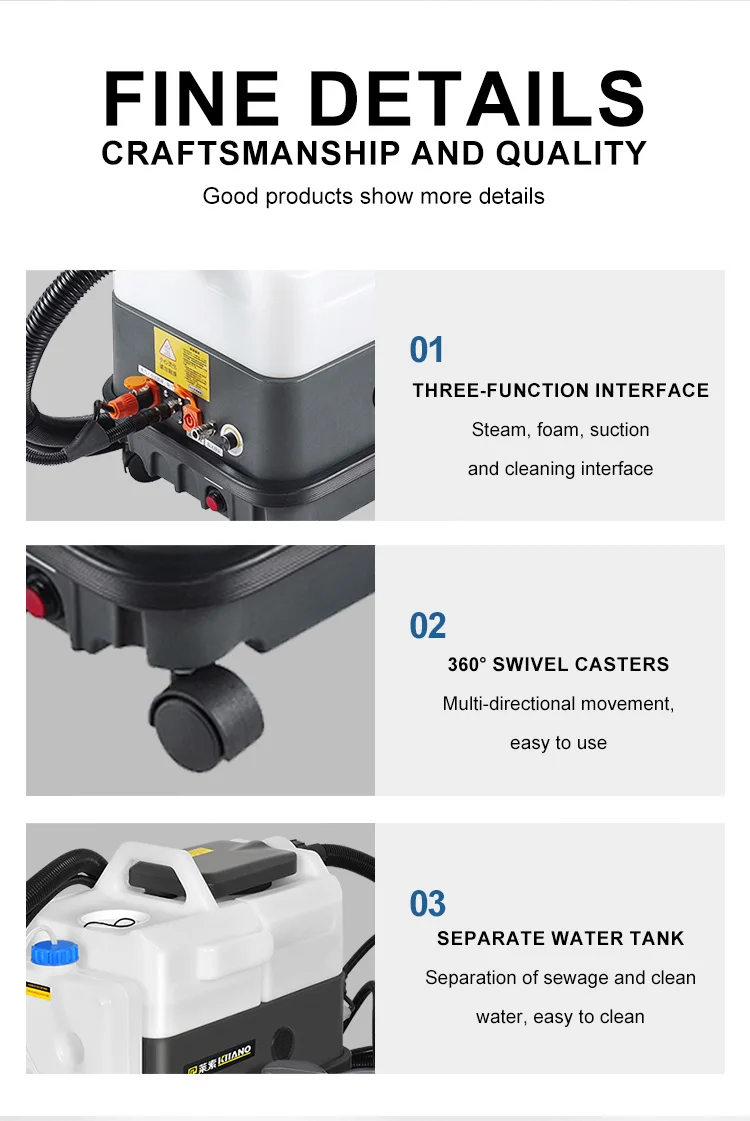 Carpet Cleaning Machine Steam Extraction Machine Carpet Sofa Seat Mattress Curtain For Household Commercial Cleaning Company