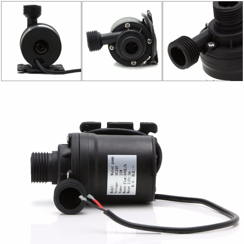 

800L/H 5M Water Submersibles Pumps DC 12V/24V Solar Brushless Motor Water Circulation Pump