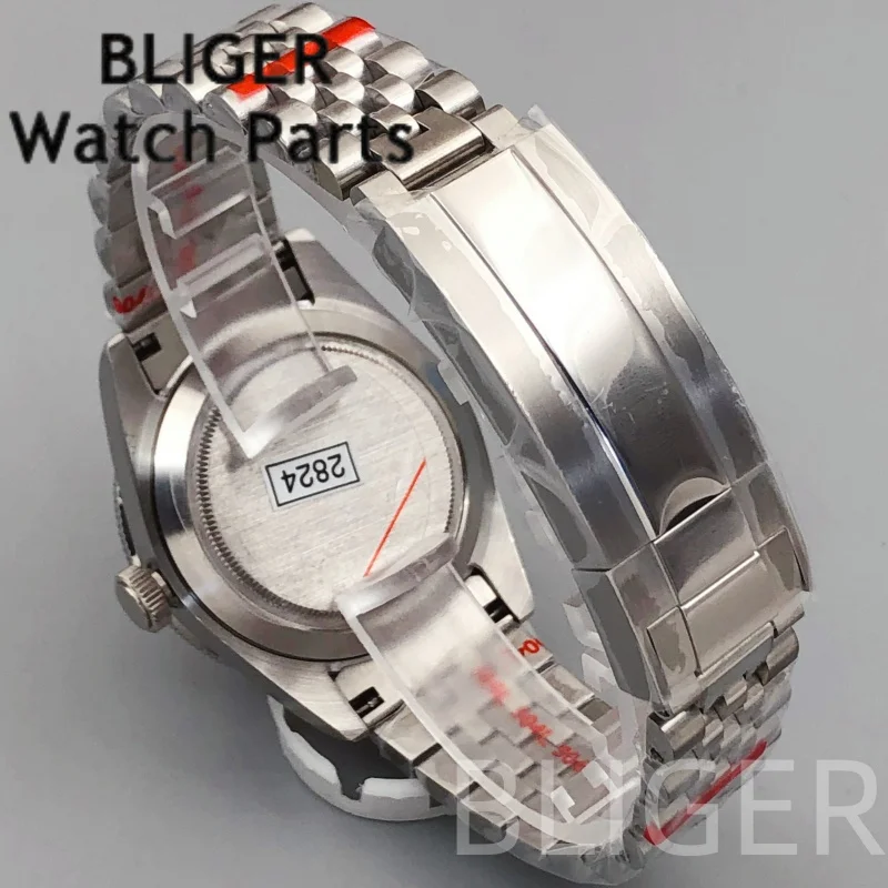BLIGER 2025 39mm Men's NH35 Automatic Wristwatch Domed Sapphire Glass 100m Diving Retor Wine Red Dial Luminous Men's Watches