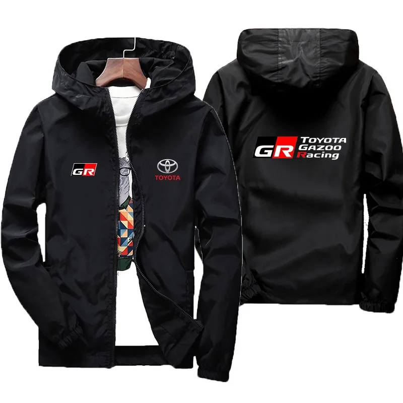 Jaqueta Corta-Vento Unissex com Capuz para Motociclismo Toyota GR Gazoo Racing 2026
