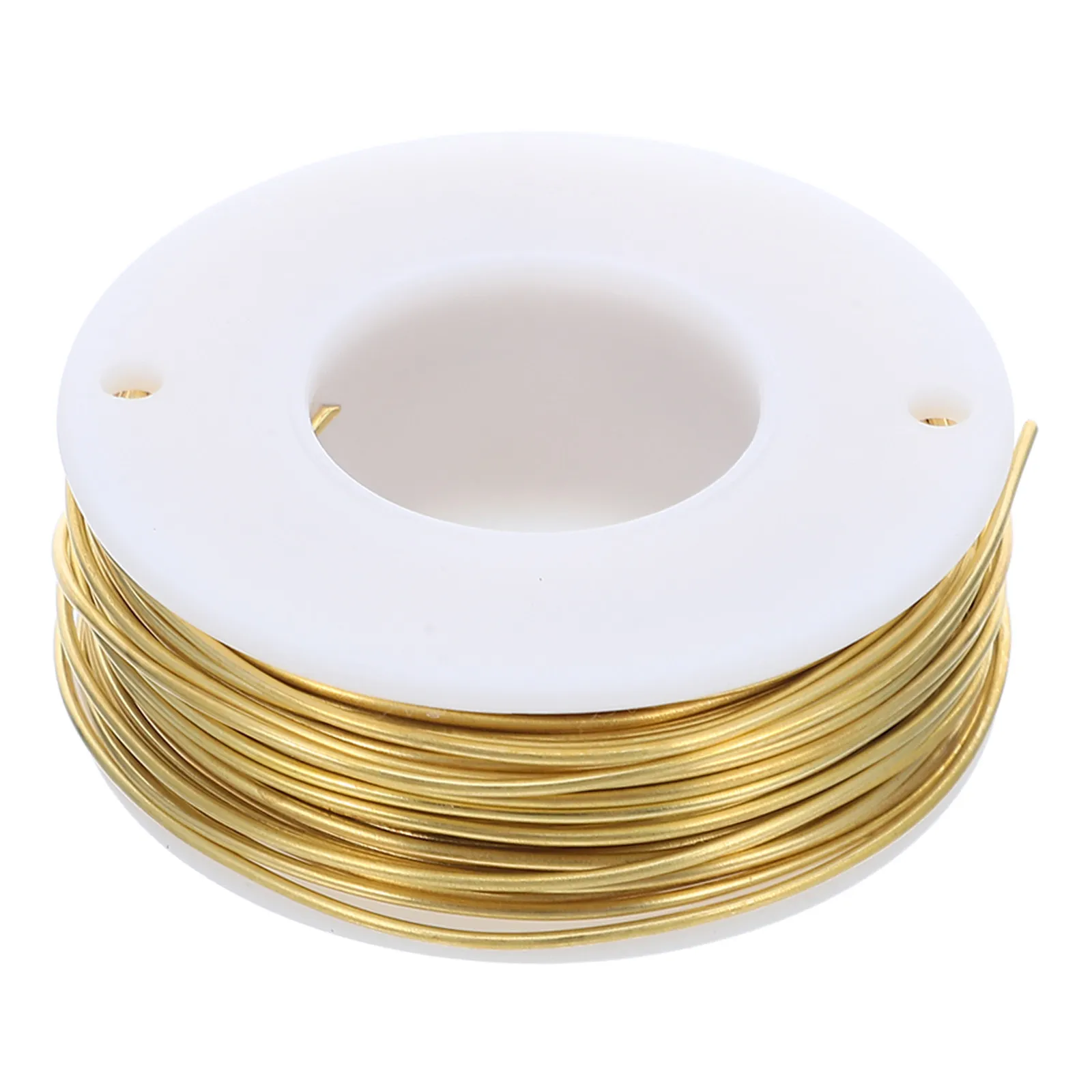 20 Meter Brass Wire for Jewelry Making Flexible Gold Tone Spool Beading Wrapping Necklace Bracelet Earring DIY
