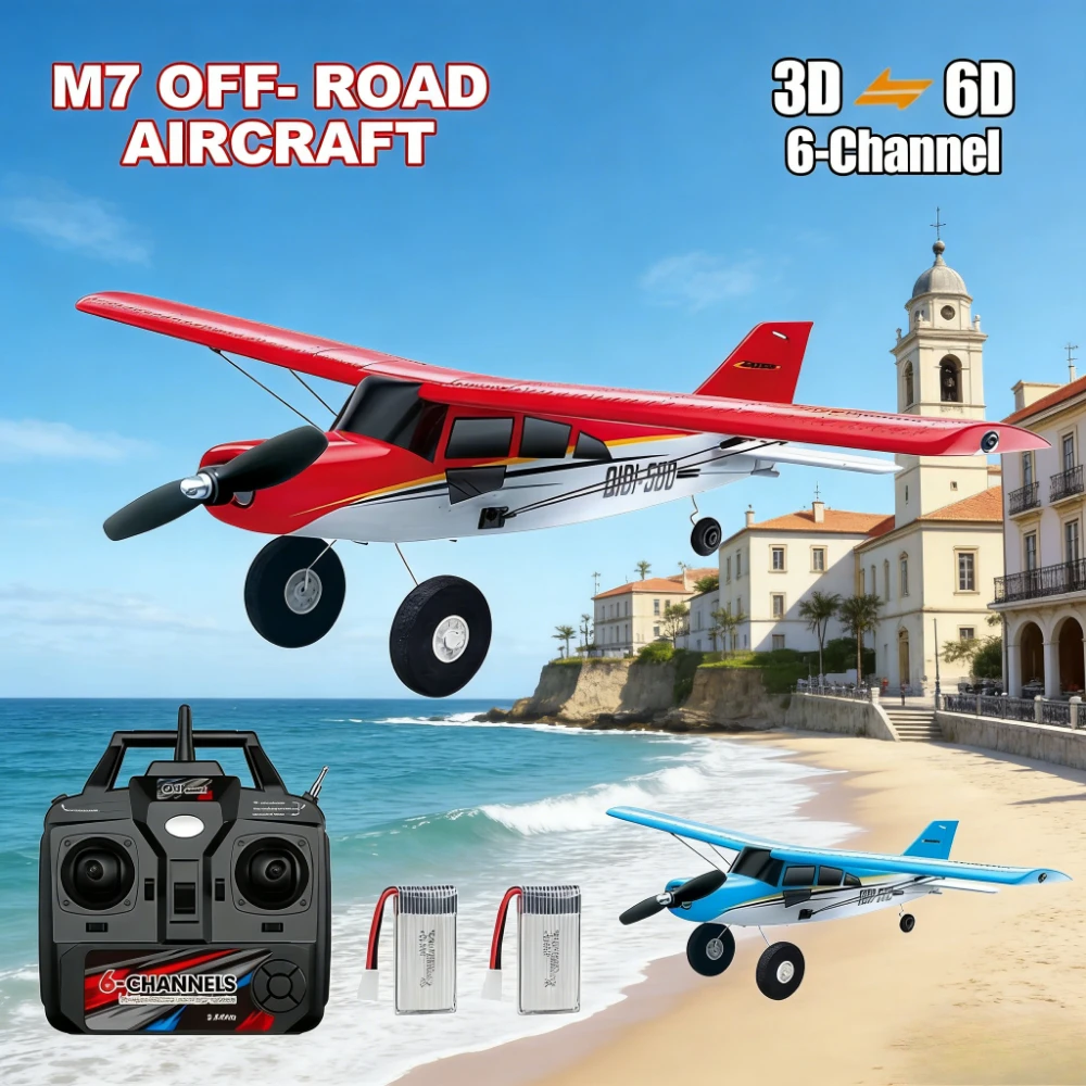 

QIDI 560 M7 Off Road Remote Controlled Airplane Fixed Wing 4CH Brushless EPP Foam Aircraft Model Outdoor Toy for Kids Adults