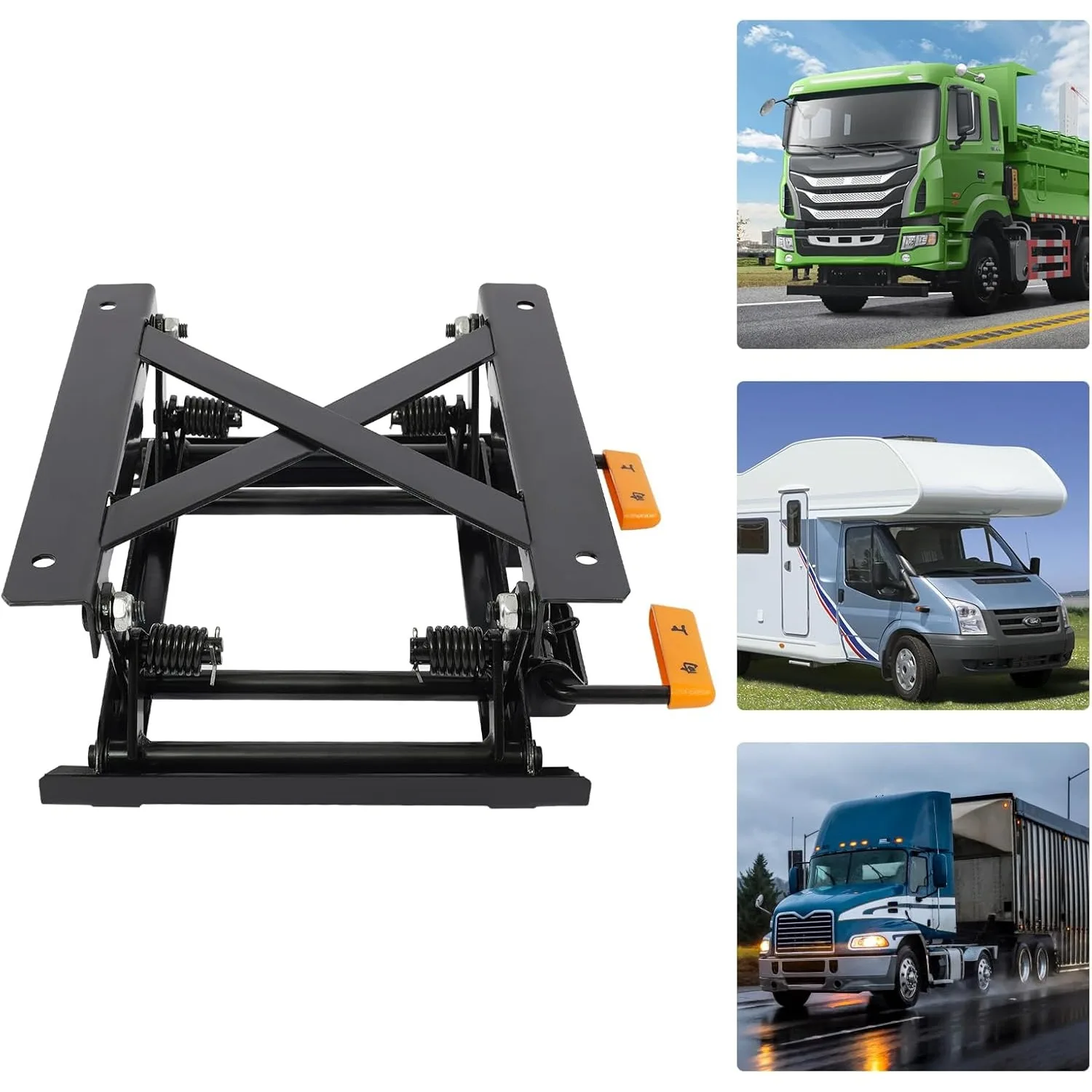 

Car Seats Height Adjuster, Steel Seat Lifting Base Car Seat Lift Rack Heavy Duty for RV Van Sedan Car Truck 2.76-5.12inch