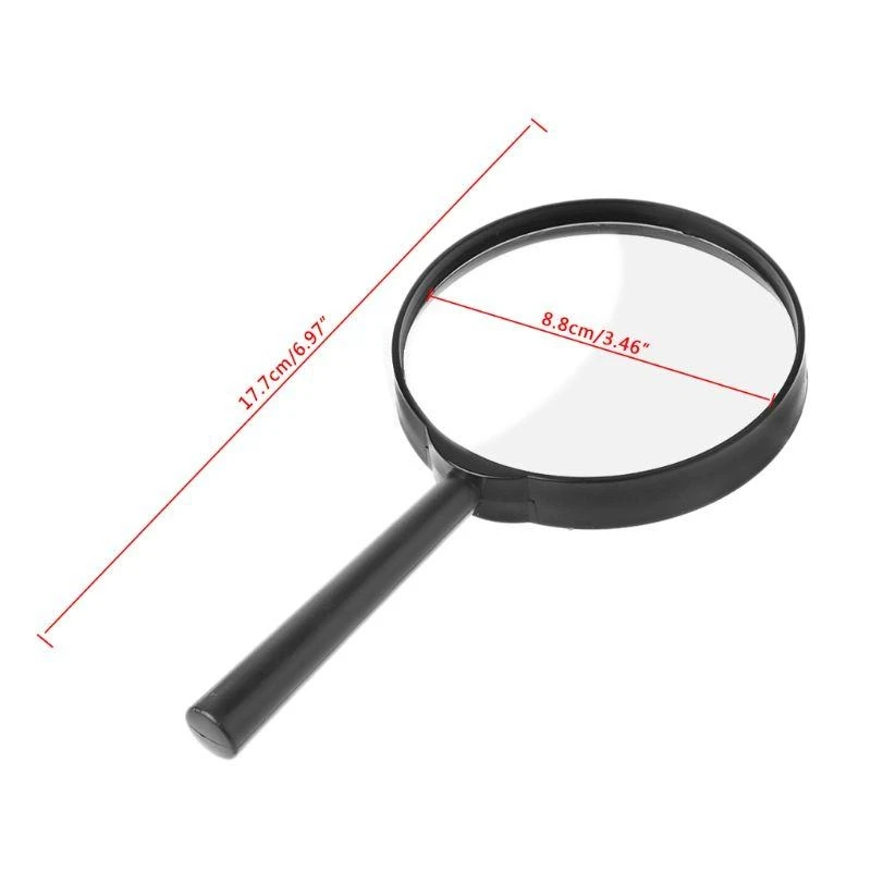 Y1AD 90mm Handheld Magnifier 5X for Jewelry/reading Use High Definition Durable