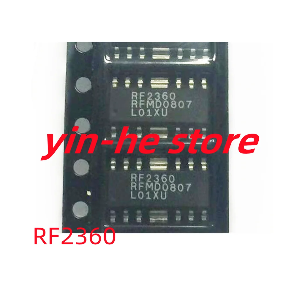 2PCS RF2360 RF2360TR13 RF2360TR7 Square bat wing shaped SOP-16 package, operating voltage 6-9v, operating frequency 5 --1500MHZ