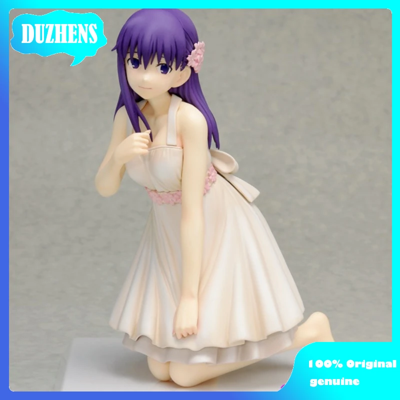 100% Original: Fate/stay night Matou Sakura Dress style 14cm Action Figure Anime Figure Model Toys Figure Collection Doll Gift