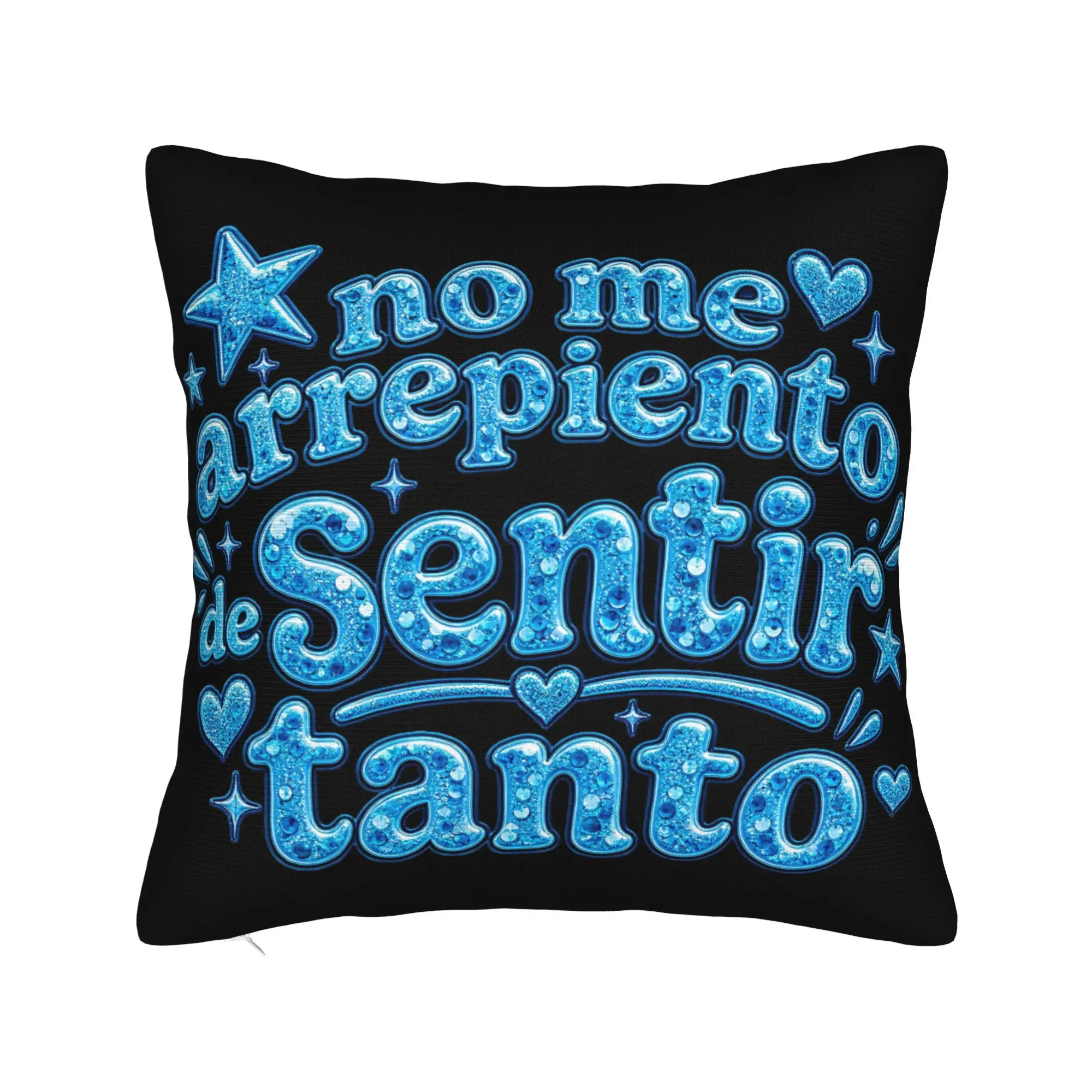 Trendy Car No Me Arrepiento De Sentir Tanto Karols G NMADST  Decoration Pillowcases Stuff  Pillow Covers Zipper Multi Size