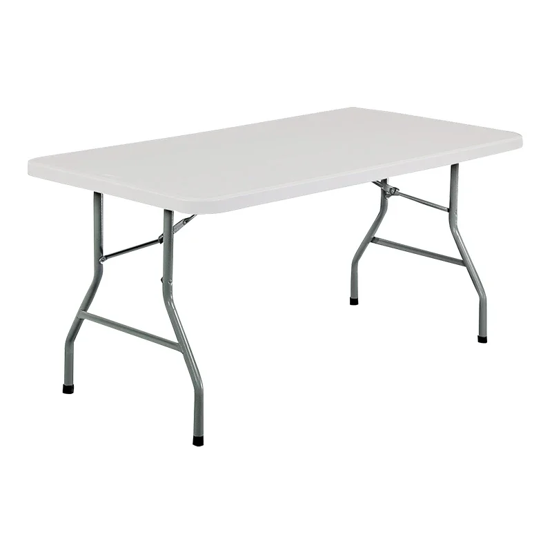 Folding table portable simple household dining table outdoor stall rectangular strip table