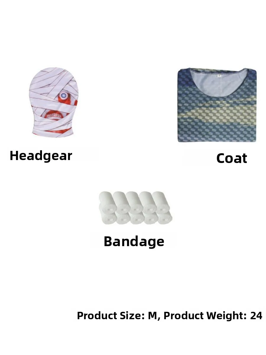 زي القبطان القديم الصامت الجديد لعيد الهالوين، زي تنكري مرعب للعب الأدوار، ملابس كوسبلاي زومبي كوري، أزياء للعروض المسرحية، م...