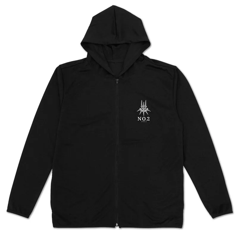 Game NieR Automata Ver1.1a 2B YoRHa No. 2 Type B Zipper Hoodie Fashion Casual Oversized Jacket Fleece Long Sleeve Sweatshirts