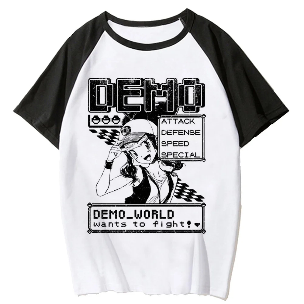 Y2k Cyber Manga Funny Tee women casual wear youthful Tee female manga streetwear clothing