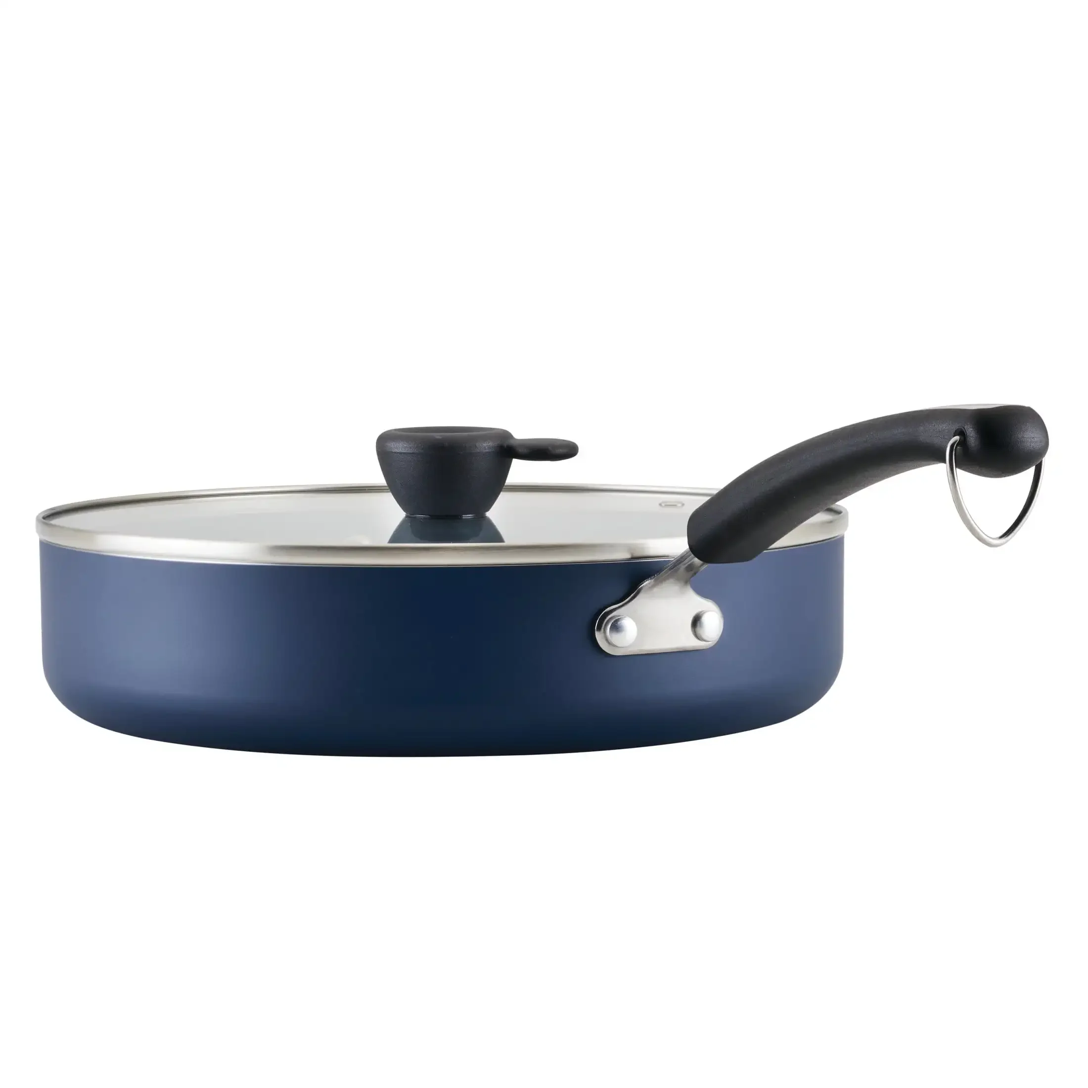

4.5 Quart Ceramic Nonstick Saute Pan with Lid, Blue