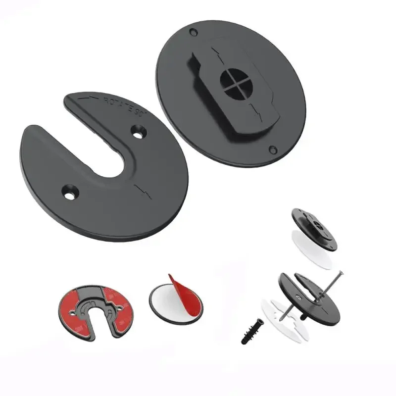 Soporte giratorio de pared para tableta, de montaje en pared, para IPad, decodificador, TV Box, disco duro, energía móvil, 2 colores opcionales