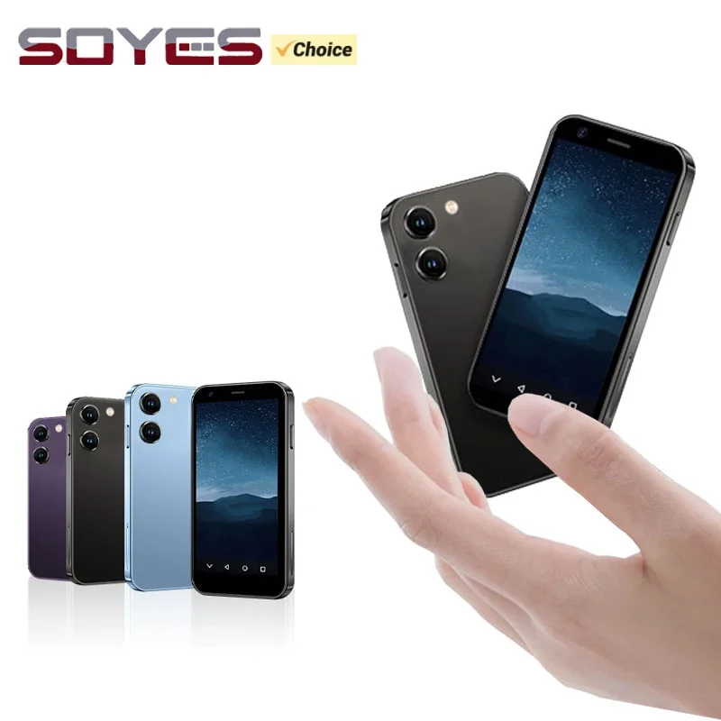 SOYES XS20 Pro Mini teléfono inteligente de bolsillo 3,0 pulgadas MTK 2GB RAM 16GB ROM WCDMA 3G 2MP cámara trasera tipo C 1000mAh teléfono móvil pequeño