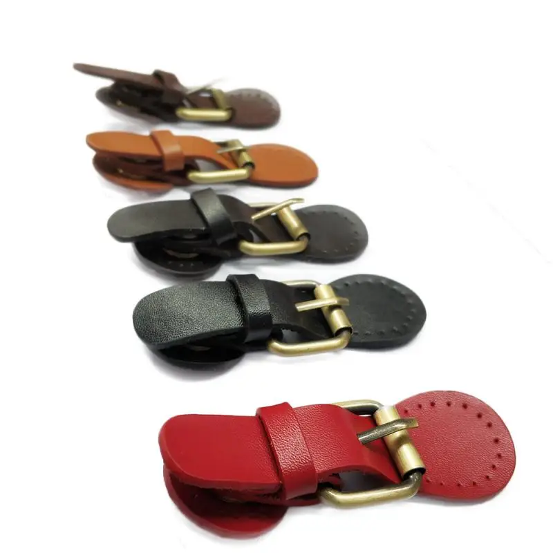 2Pc 9.5*3.1Cm Diy Bags Lock Buckle Self-Restraint Quality Genuine Leather Bag Accessories Hasp Clasp Buckle Mortise Lock