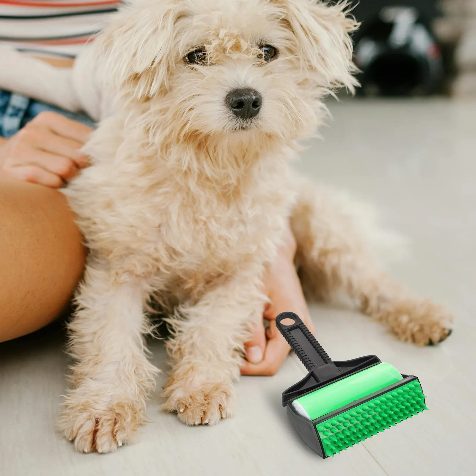 

1Set Reusable Lint Roller Pet Hair Removal Tool Sticky Dog Hair Remover Washable Sticky Roller for Couch Car Furniture Clothing