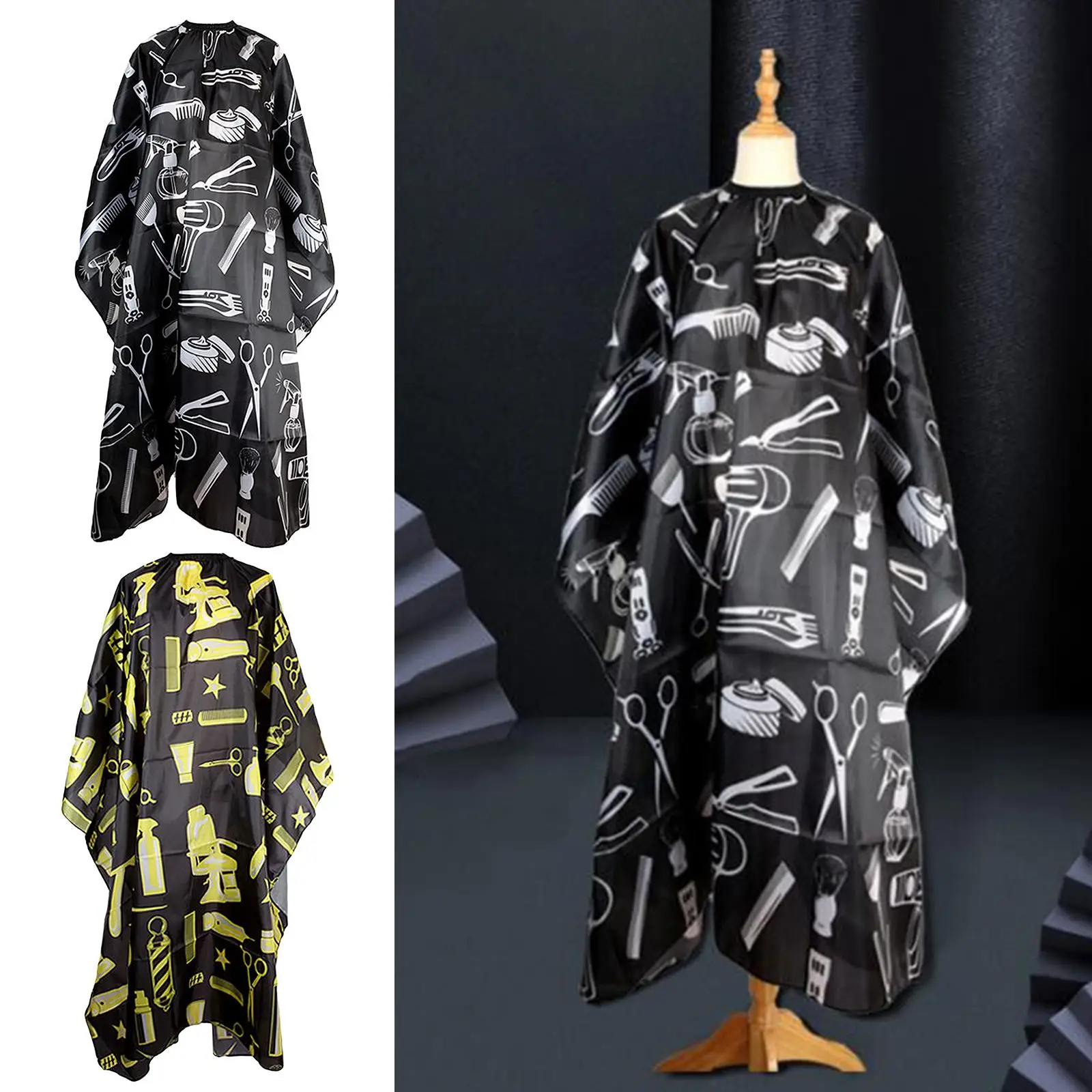 Bulk Disposable Hairdressing Cutting Cape Oilcloth Hair Coloring Cape Salon Capes for Client Protection