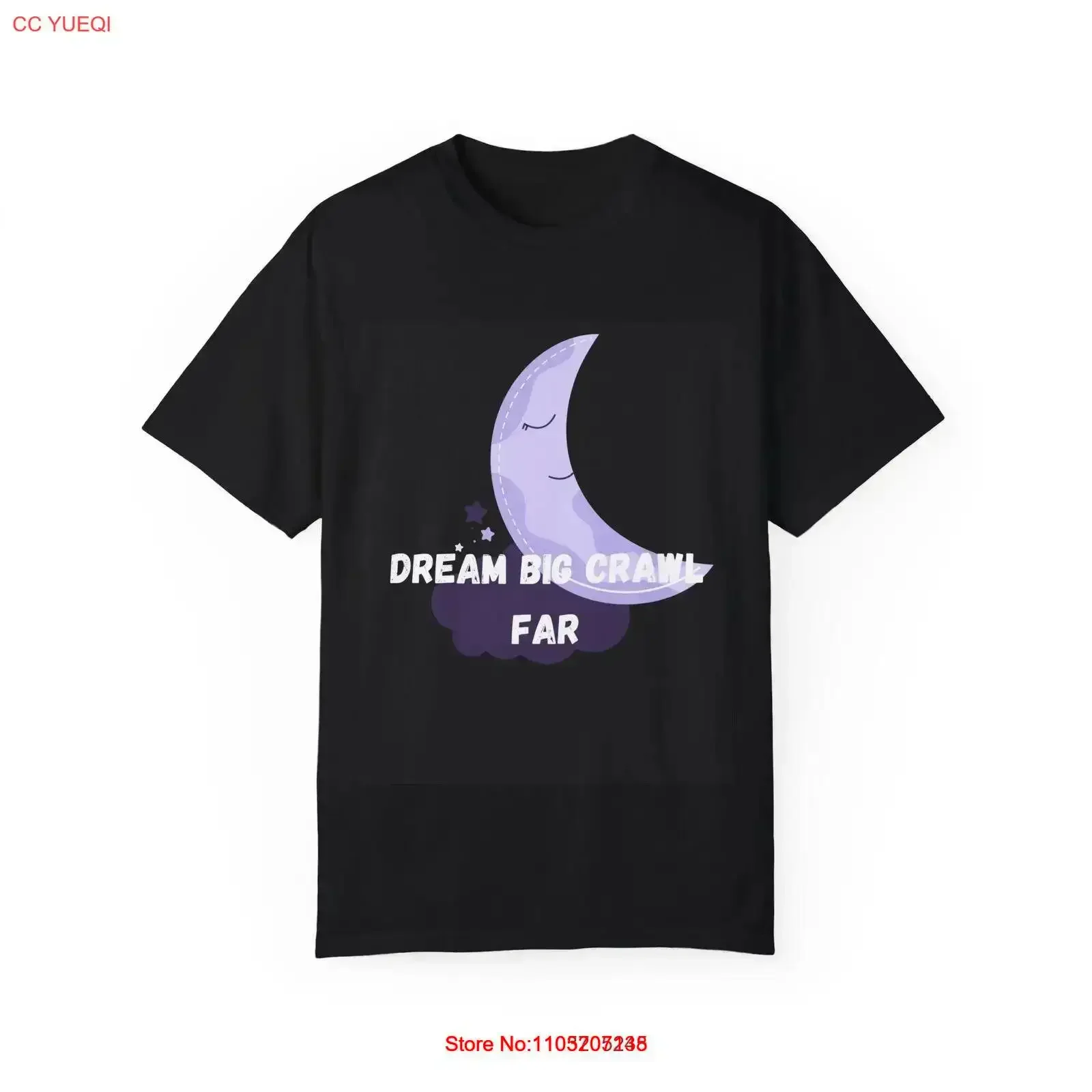 تي شيرت Dream Big ملهم تحفيزي لملابس الشارع المقاومة للغسل والتنفس العتيقة، مريح ومتعدد الاستخدامات وأنيق قليلاً #1