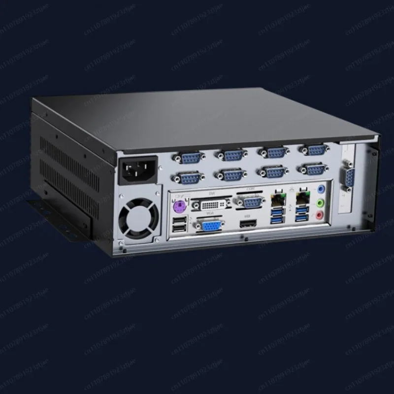 S21B Small Chassis With 8 COM Ports Supporting ITX Motherboard Portable Mini Industrial   Control Server