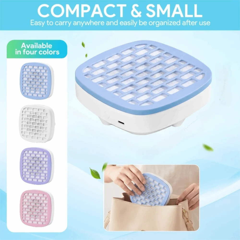 USB-powered Nail Dust Vacuum Compact with Strong Suction Desktop Nail Dust Collector Multi-colors Powerful USB Nail Dust Remover