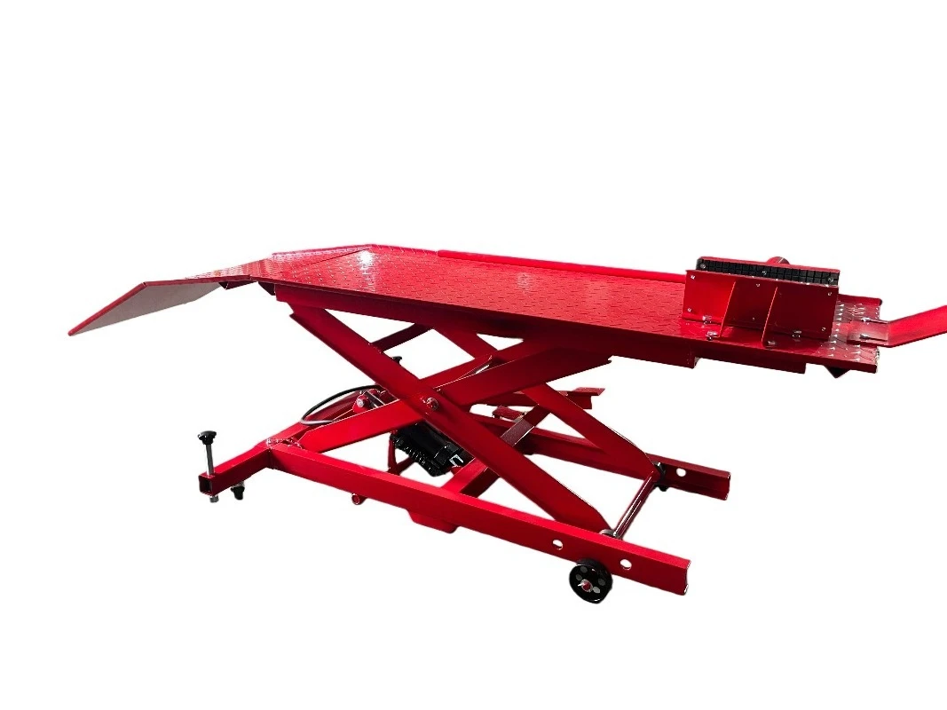 1000LBS Two Post Motorcycle Lift Table Parallel Hydraulic Lift for Repair & Maintenance