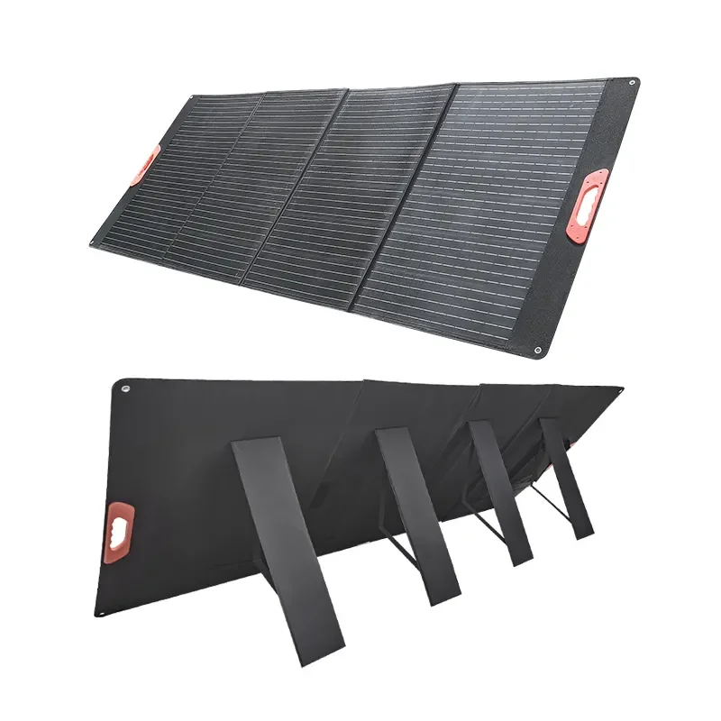 Waterproof ETFE Portable Solar Generator 200W Foldable Solar Energy Panel Mono PERC Solar Cells for Outdoor Camping
