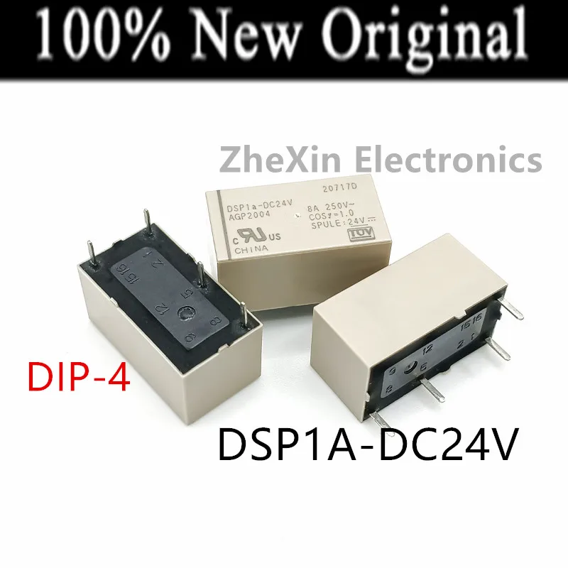 5PCS/Lot   DSP1a-DC24V 、DSP1a-DC12V 、DSP1a-DC5V   DIP-4   New Original Small Power Relay   AGP2004 、AGP2003 、AGP2002