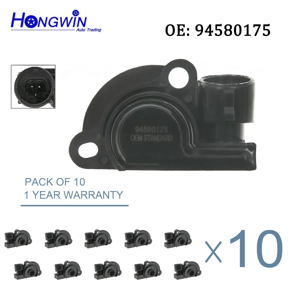 10 Pcs 93740916 93740914 94580175 ADG07202 TPS Throttle Position Sensor For Daewoo Matiz KLYA Tico KLY3 0.8 1995-2005