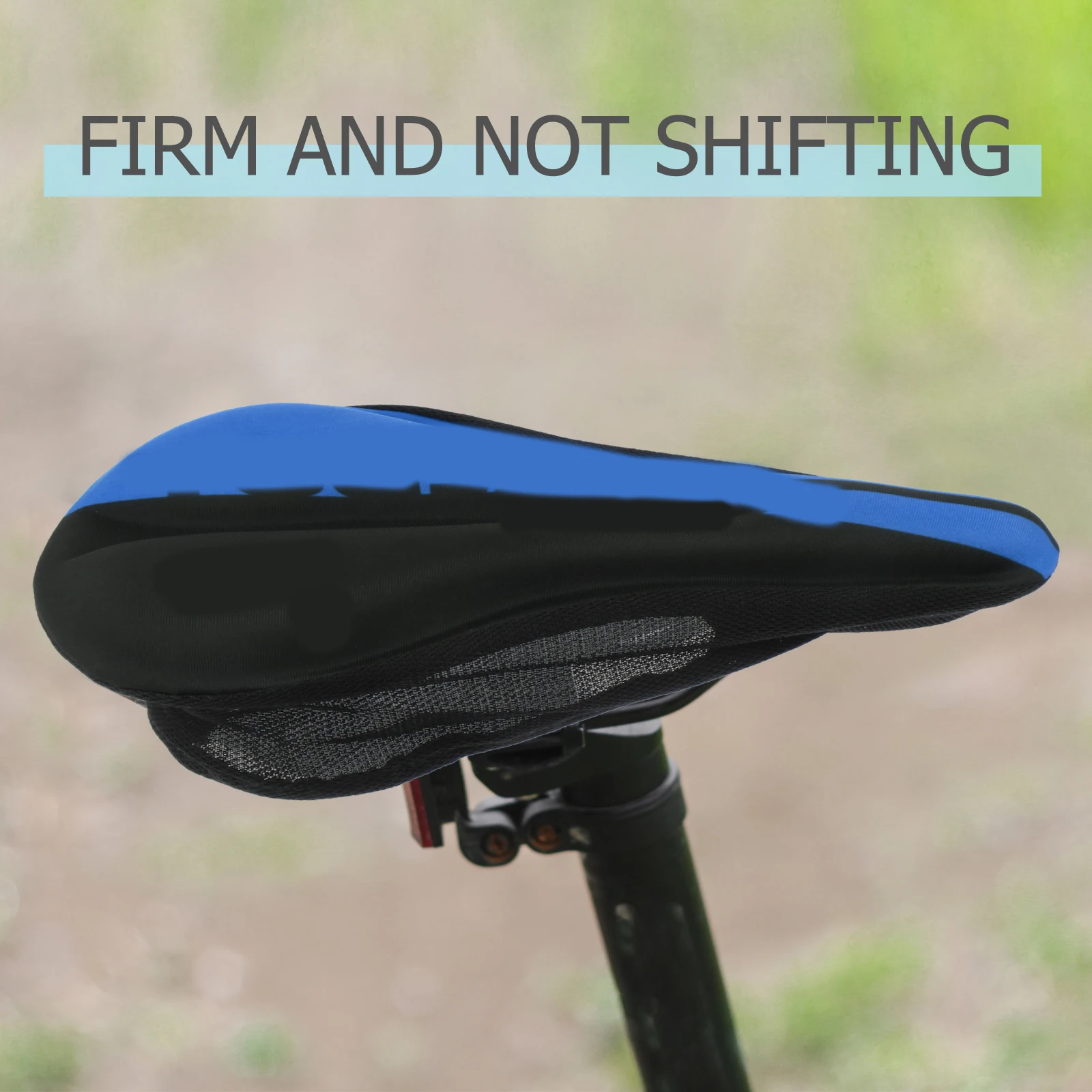 

Bike Seat Cover Comfortable Cushion Mountain Road Cycling Accessory Durable Breathable Silicone Saddle for Standard Post