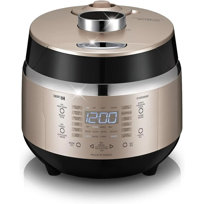 CRP-EHSS0309FG 3-Cup (Uncooked) / 6-Cup (Cooked) Induction Heating Pressure Rice Cooker with Nonstick Inner Pot,