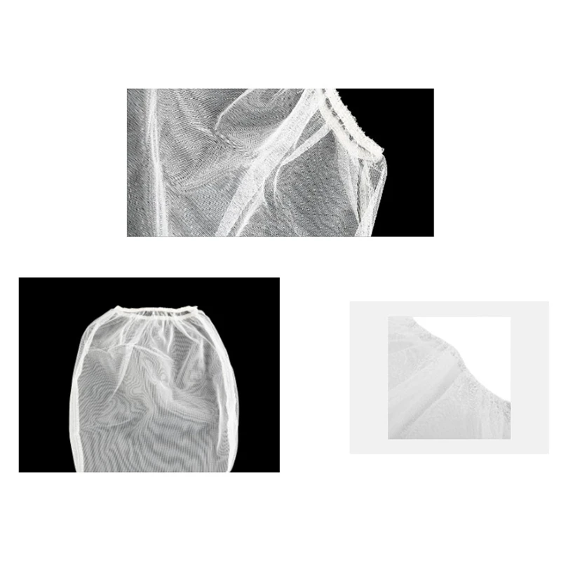 5 Gallon Paint Strainer Bags White Regular Fine Mesh/Elastic Top Bag Strainers For Use With Paint Sprayers