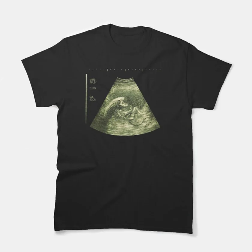 Congratulations! It's a Xenomorph Horror Sci-Fi Alien space Scream scary film chestburster funny t shirt plus size clothing