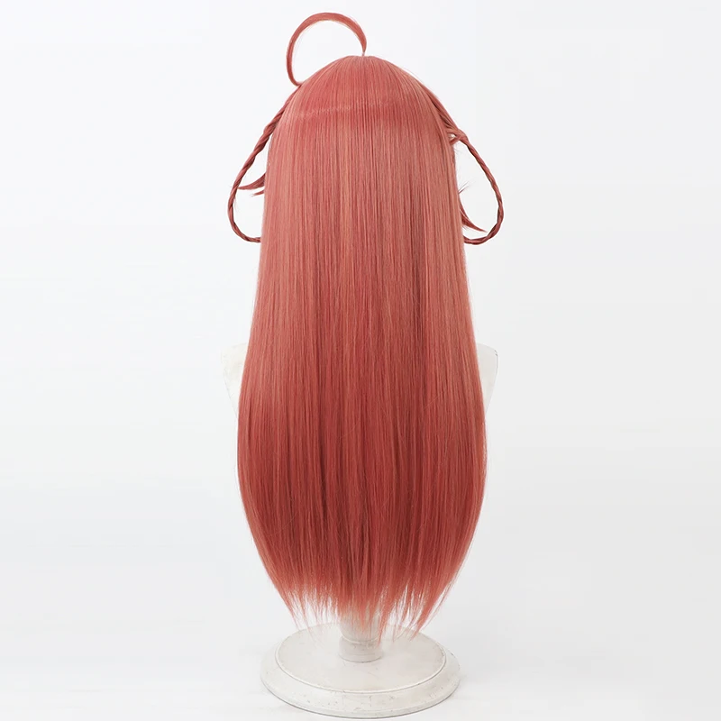 NIJISANJI Virtual YouTube Sakura Miko Cos Cosplay Wig Halloween Party Prop Synthetic Hair Heat Resistant Fiber + Wig Cap