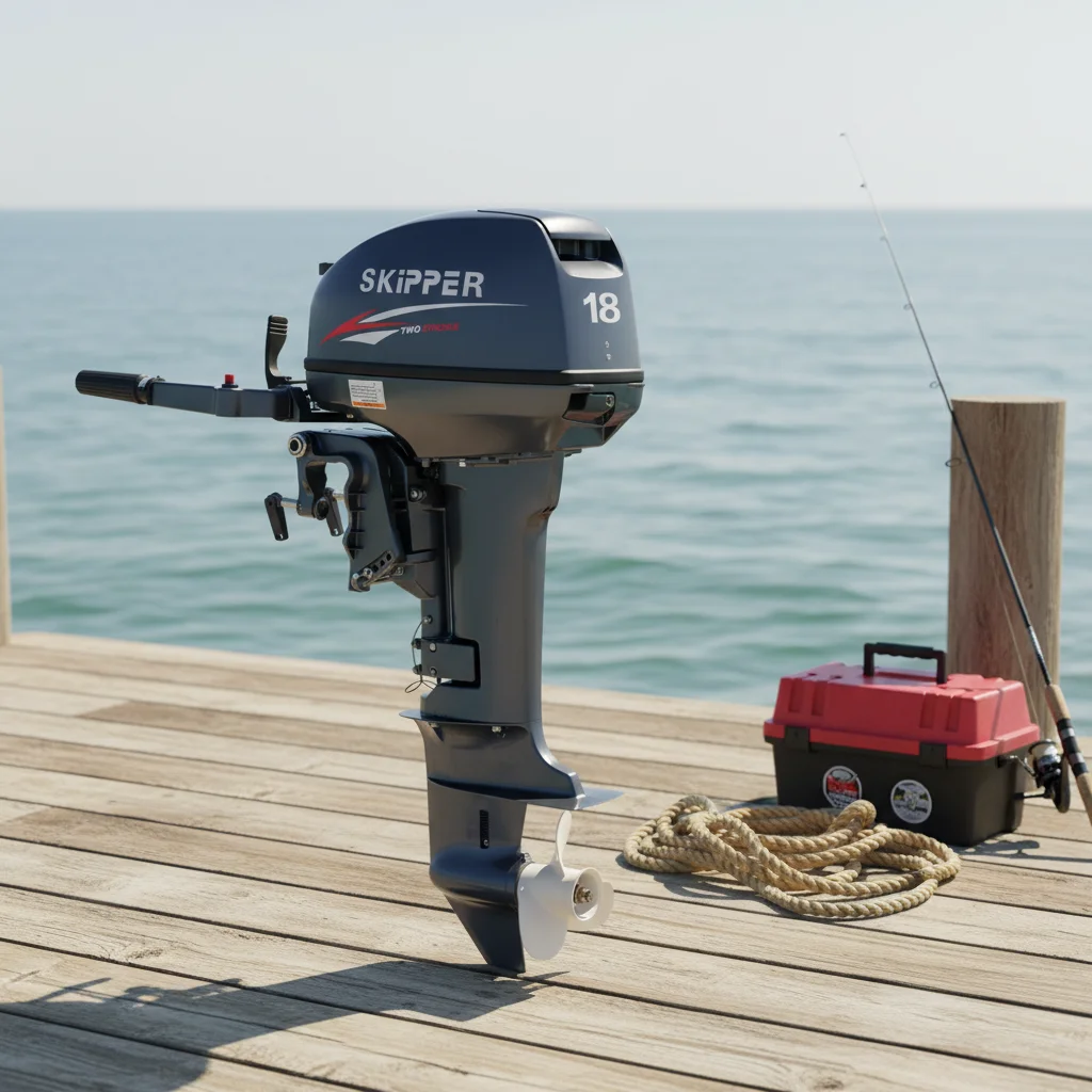 Factory Direct 9.8HP 2-Stroke Outboard Motor with Fuel Tank Suitable for 4-5m Fishing Boa