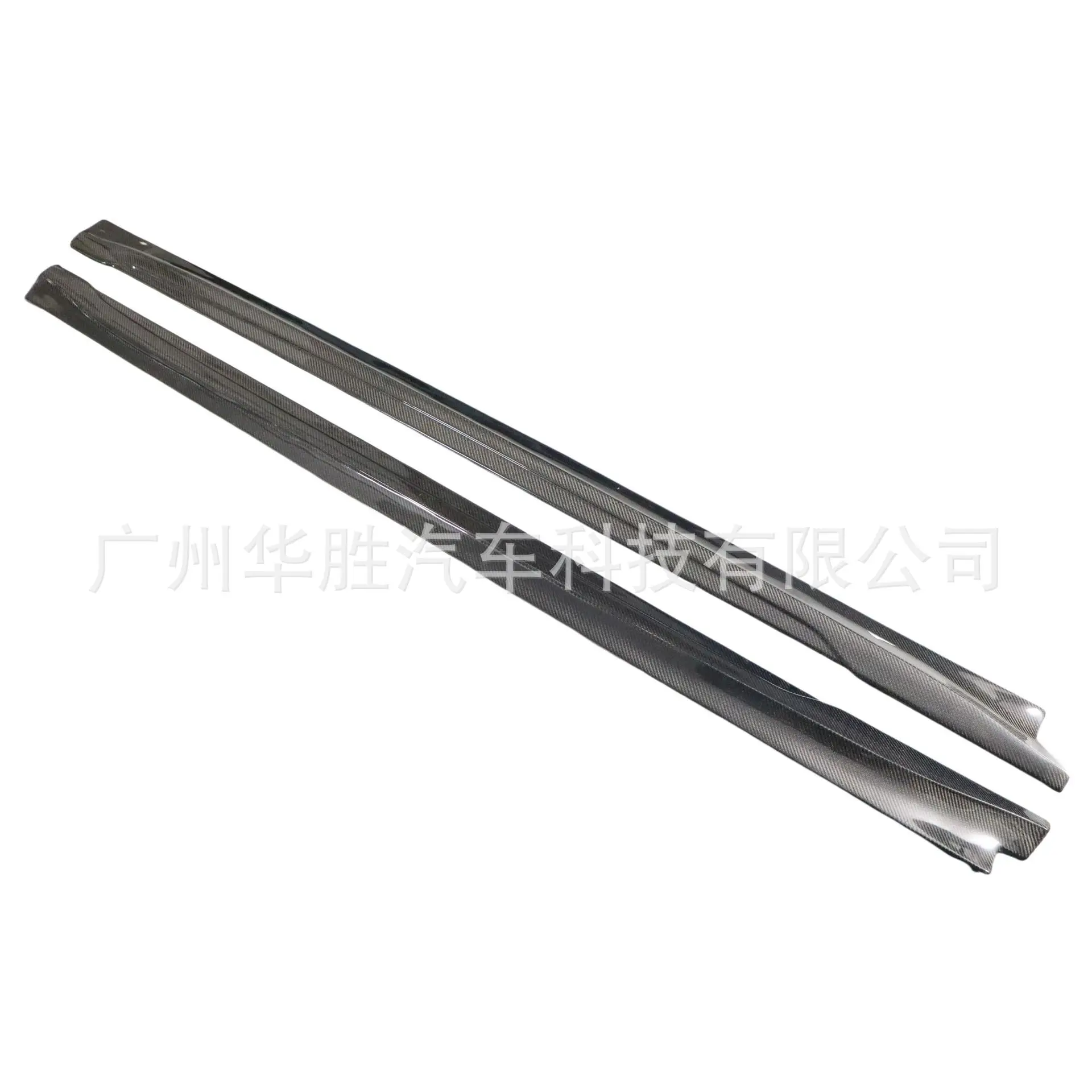 

Suitable for Tesla Model 3 True Carbon Fiber ART Side Skirt Side Lip Side Spoiler Wet Carbon Car Modification