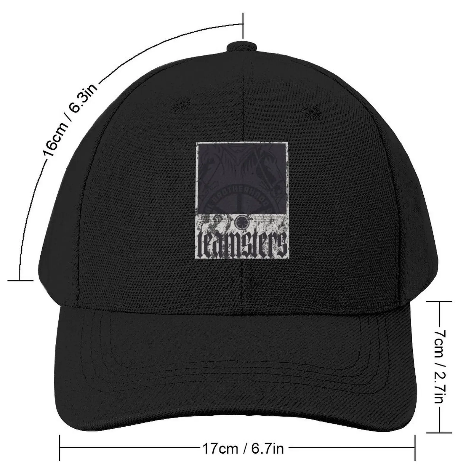 Positive Teamsters Gift Grunge Design for Union workers Baseball Cap derby hat Designer Hat Girl'S Hats Men's