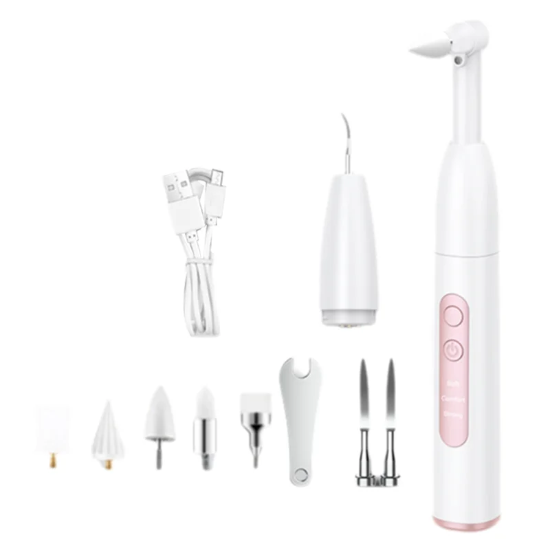 

ABIT Отбеливание зубов Очиститель зубного камня Электрический полировщик зубов Ультразвуковой очиститель зубного камня