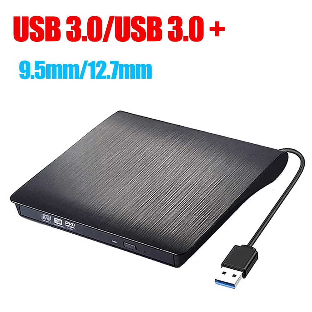 USB 3.0/USB 3.0 + Type-C Drive External Optical Drives Enclosure Case SATA To USB CD ROM ODD Case Box ODD Caddy for Laptop