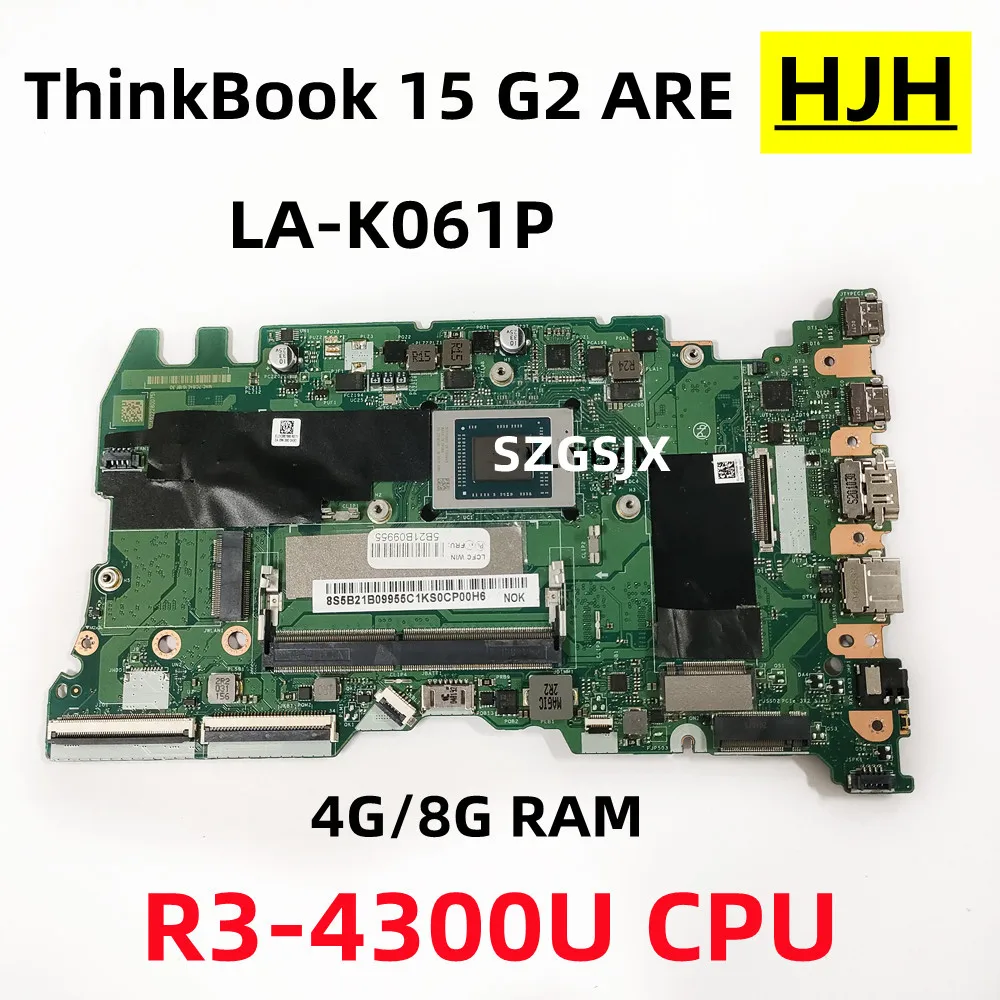 Материнская плата для ноутбука Lenovo ThinkBook 15 G2, цветовая яркость 3, искусственный процессор 4G/8GB RAM,5B21B63354 5B21B09955