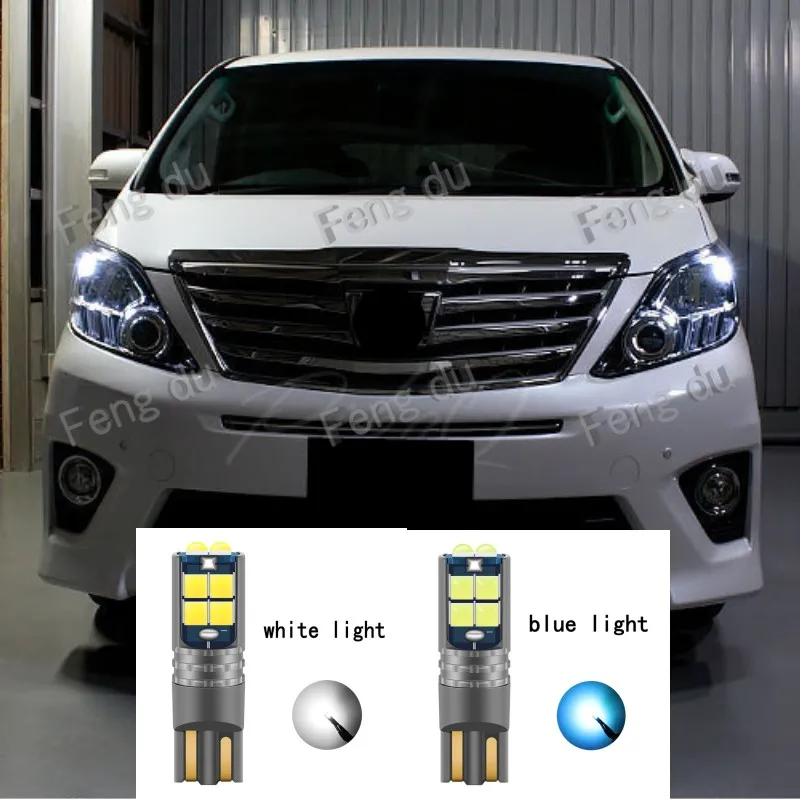 2pcs For 2002-2014 Toyota ALPHARD VELLFIRE 10 20 series car LED Width Indicator Light Driving Front side marker Clearance Lights