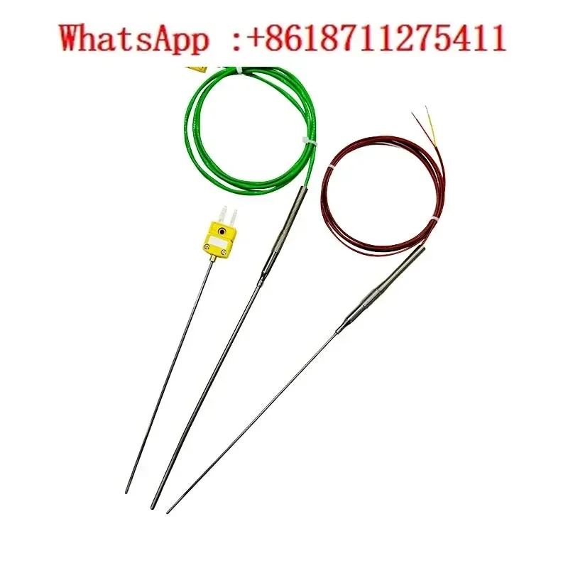 K-type armored thermocouple furnace temperature detection probe 1000 degrees 0.5mm 3mm tunnel furnace