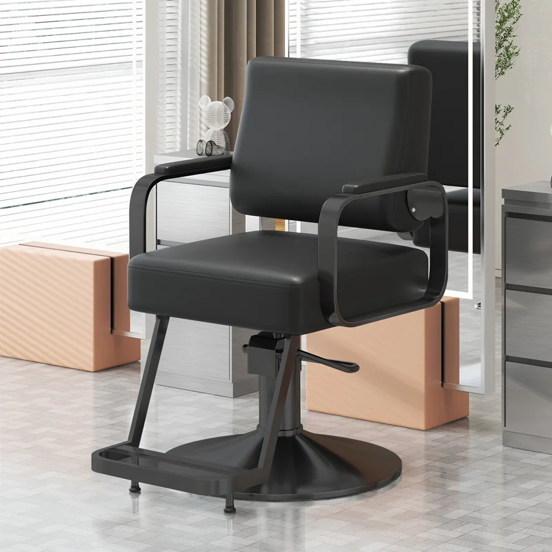 لوازم الصالون، صينية كرسي الحلاق والشامبو، كرسي الحلاق التجاري للشعر، أثاث صالون تصفيف الشعر الفاخر المريح #5