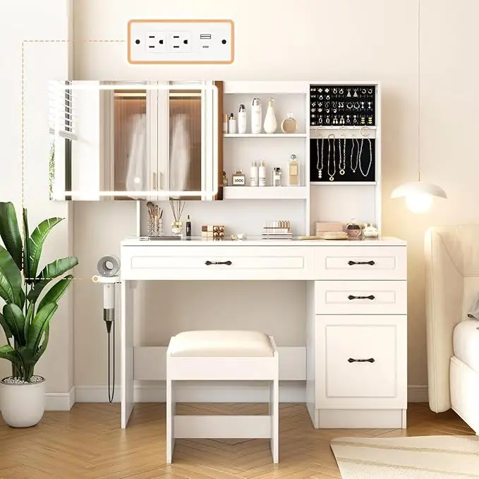 Dresser Bedroom Storage Cabinet Integrated Household Small Unit Bedside Makeup Table