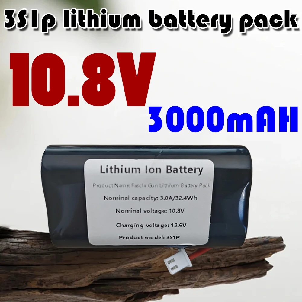 10.8V 3000mAh Rechargeable Lithium Battery Pack Suitable For Fascia Guns, Massager Special Tool Batteries