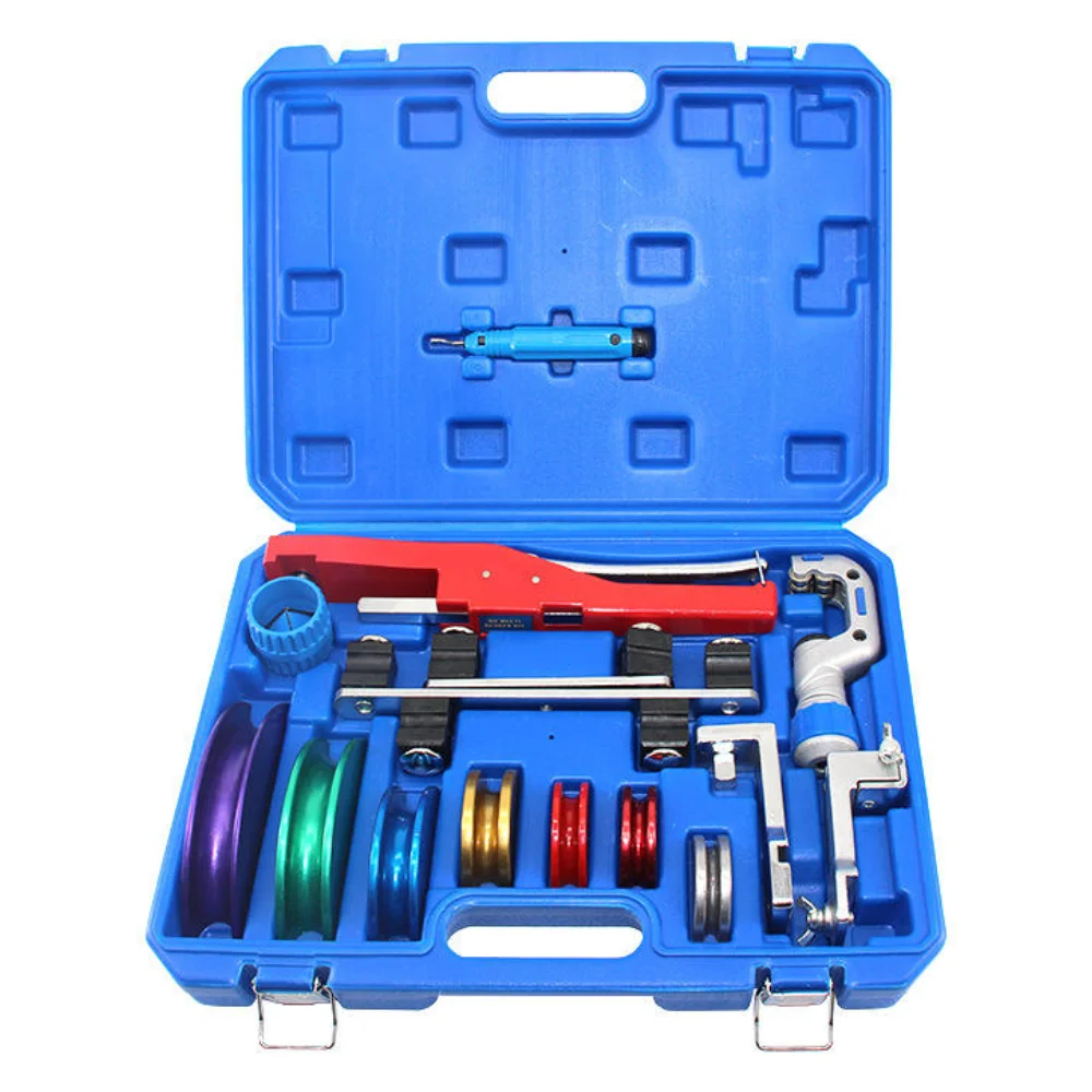 WUZHAO Reverse Bending Tube Bender Kit, 6-22mm Copper Pipe Bending Tool Set with CT-274 Cutter